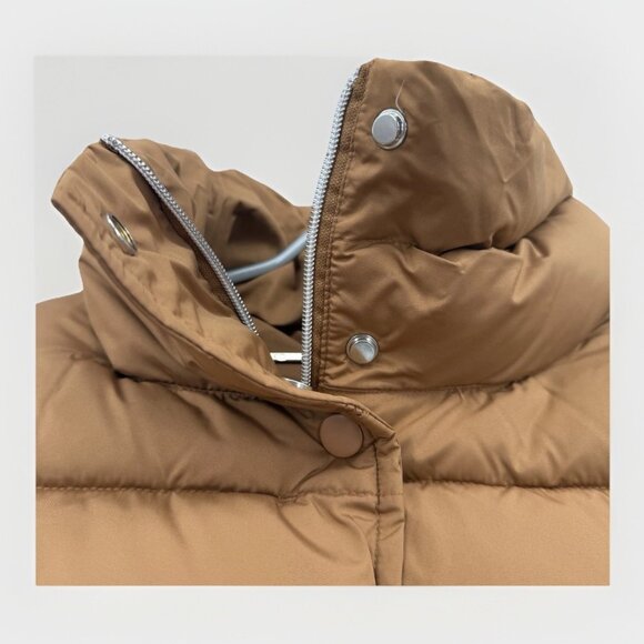 EDITED Monta Puffer Jacket Tobacco Brown size 36 (US 4/6) S Oversized Mid-Length - Picture 9 of 15